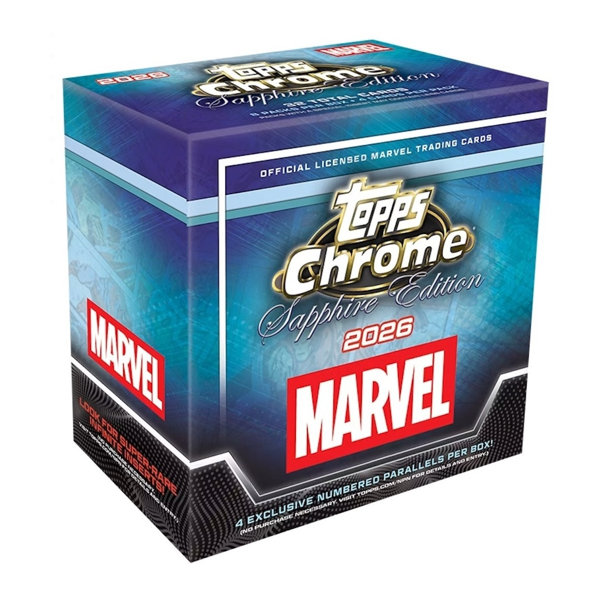 Topps Chrome Marvel Comics Sapphire hobby box