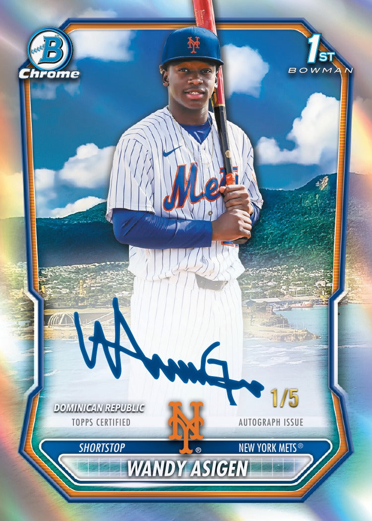 Card from 2026 Bowman Chrome Baseball (view 2)