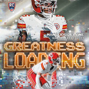 Patrick Mahomes Greatness Loading sample card