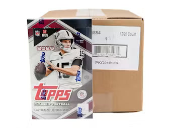 2026 Topps Flagship Football Hobby 12-Box Case