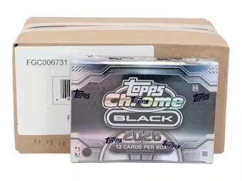 2026 Topps Chrome Black Basketball Hobby 8-Box Case