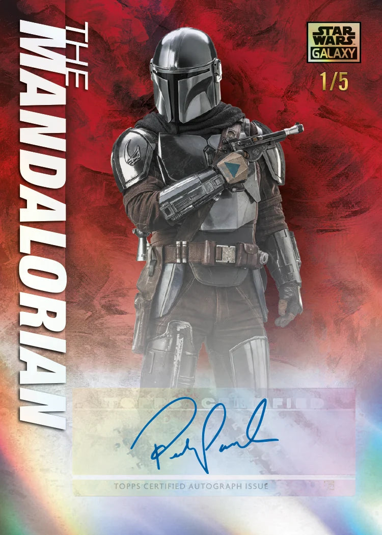 Red Refractor card from 2026 Topps Star Wars Chrome Galaxy