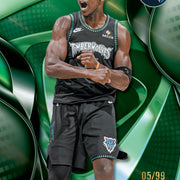 2025-26 Topps Chrome Black Basketball Anthony Edwards Green Refractor