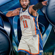 2025-26 Topps Chrome Black Basketball Jalen Brunson Blue Wave Refractor