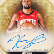 2025-26 Topps Chrome Black Basketball Kevin Durant Ivory Autograph