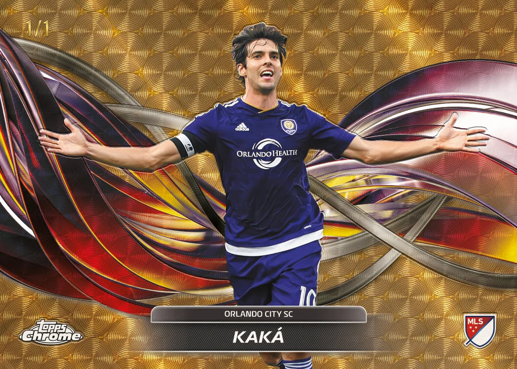 2026 Topps Chrome MLS — Kaká Superfractor sample card