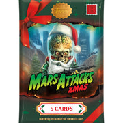 2026 Topps Mars Attacks Christmas five-card hobby pack