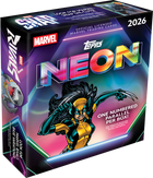 2026 Topps Neon Marvel Mega Box with X-23 artwork, containing 50 cards and one numbered parallel