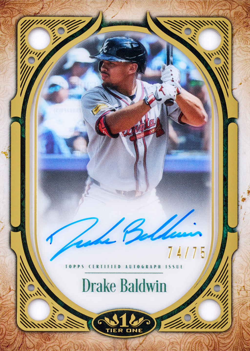 2026 Topps Tier One Baseball Clearly Perfect autograph card