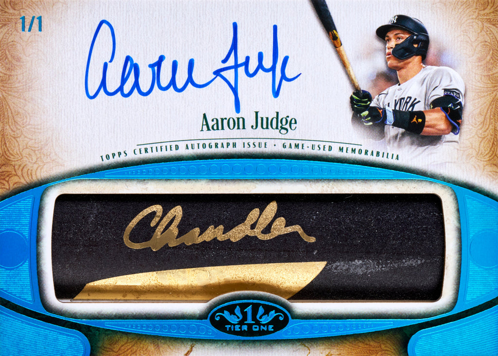 2026 Topps Tier One Baseball Limited Lumber autograph card