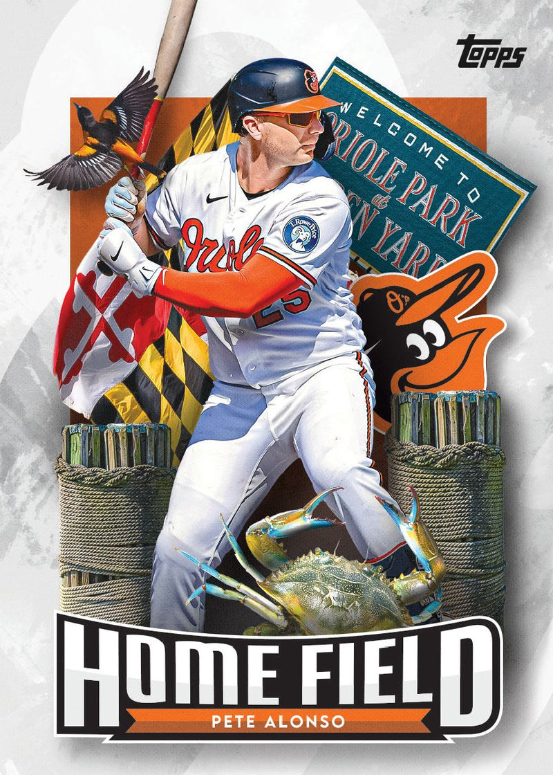 2026 Topps Update Series Baseball Pete Alonso Home Field insert preview; card not guaranteed