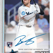 2026 Topps Update Series Baseball Joe Mack certified rookie autograph card preview; card not guaranteed