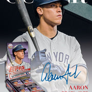 2026 Topps Update Series Baseball Aaron Judge Cover Athletes certified autograph card preview; card not guaranteed