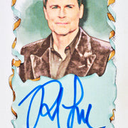 Rob Lowe Allen & Ginter mini autograph sample card