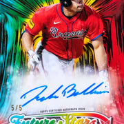 Future Stars Auto Red Refractor Drake Baldwin from 2026 Topps Chrome Baseball
