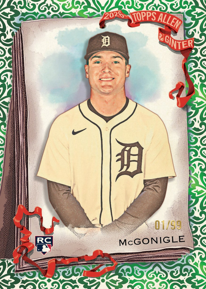 Kevin McGonigle Allen & Ginter rookie parallel sample card