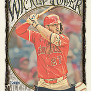 Mike Trout Allen & Ginter Wicked Power sample card