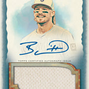 Bobby Witt Jr. Allen & Ginter autograph relic sample card