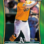 Green Refractor card from 2026 Bowman Chrome Baseball