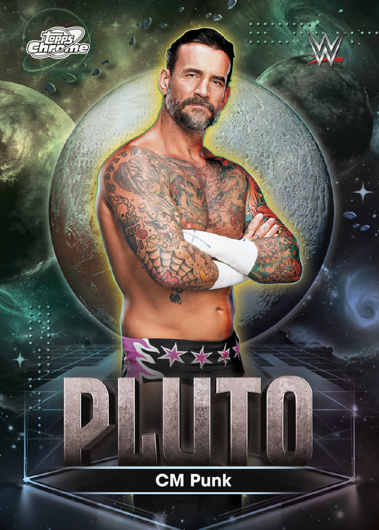 Card from 2026 Topps Cosmic Chrome WWE