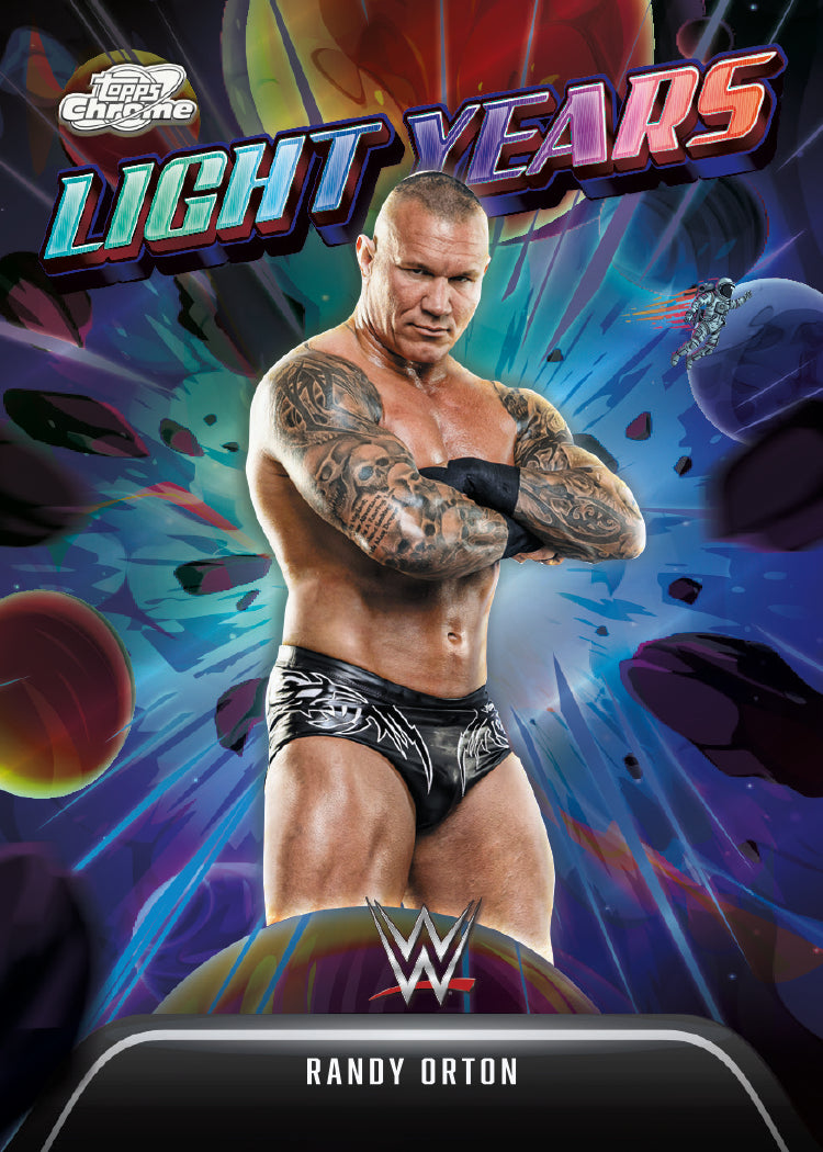 Card from 2026 Topps Cosmic Chrome WWE (view 2)