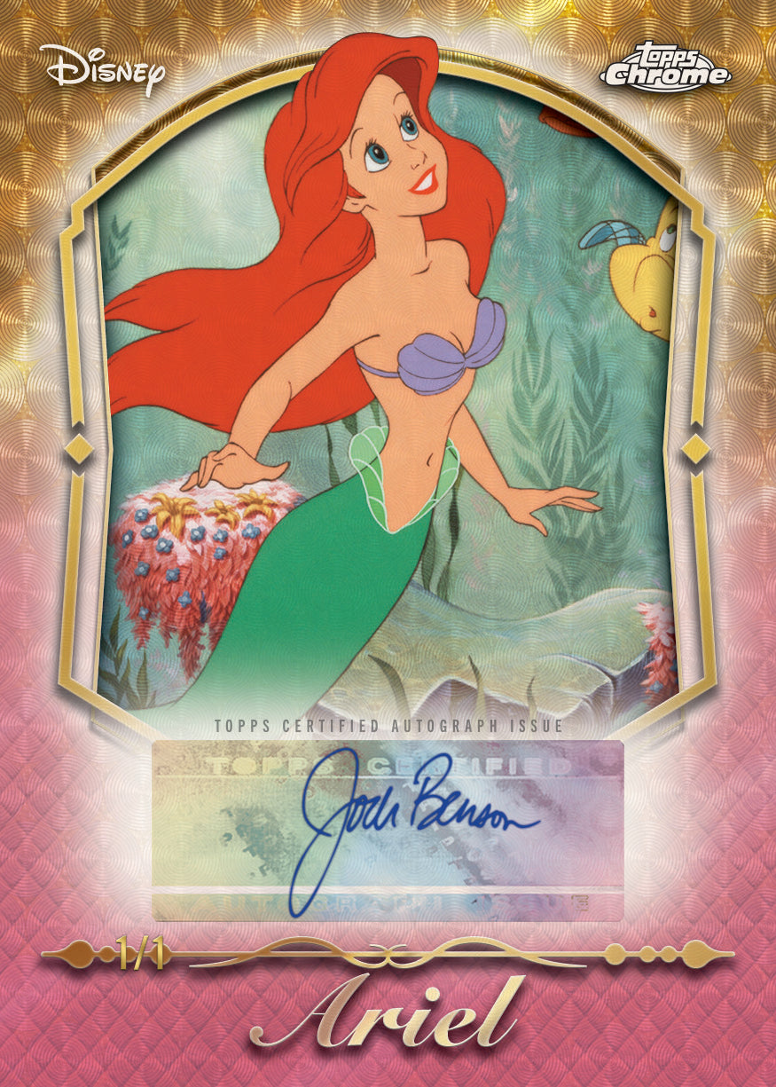 Superfractor card from 2026 Topps Chrome Disney (view 2)