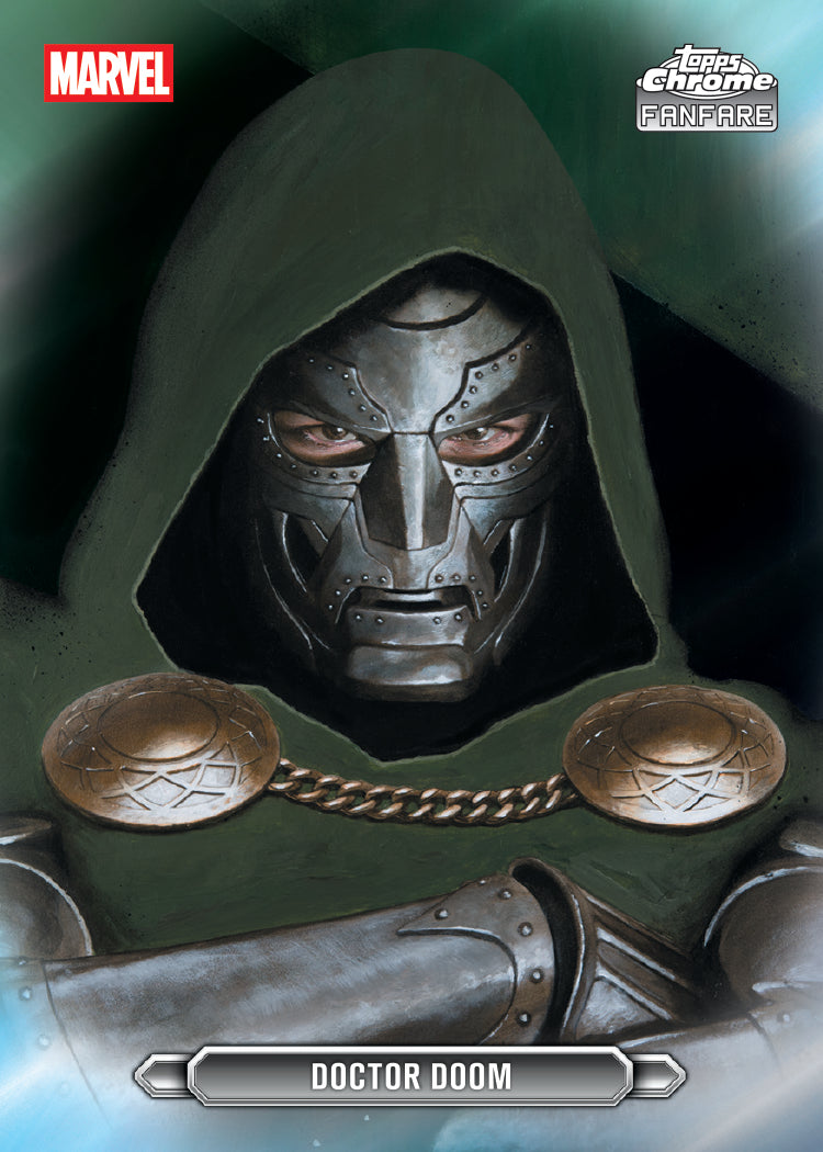 Card from 2026 Topps Chrome Marvel (view 2)