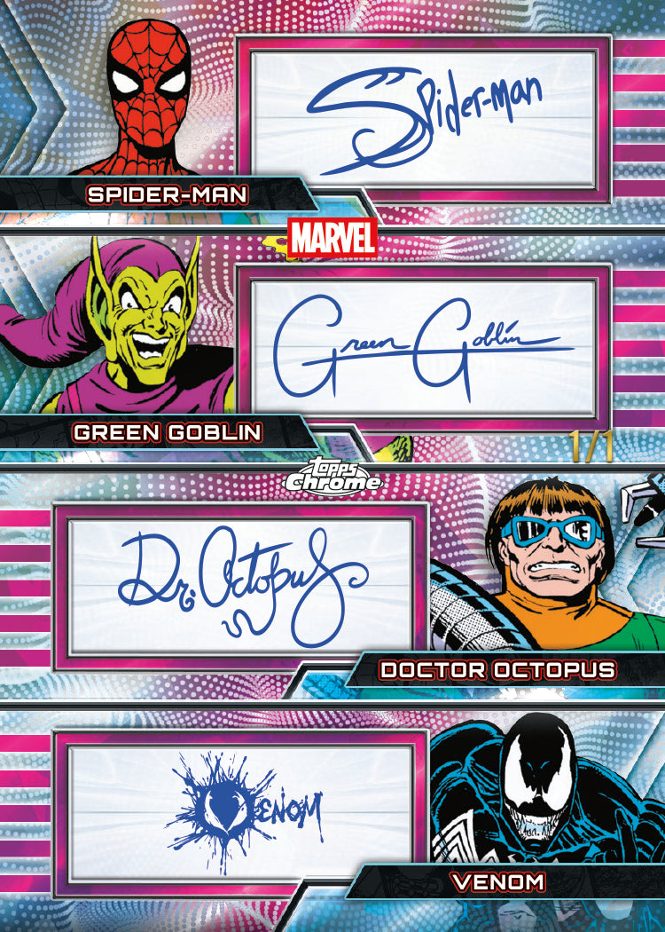 2026 Topps Chrome Marvel Comics Sapphire Edition card image