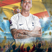 Pedro Porro Flying the Flag sample card