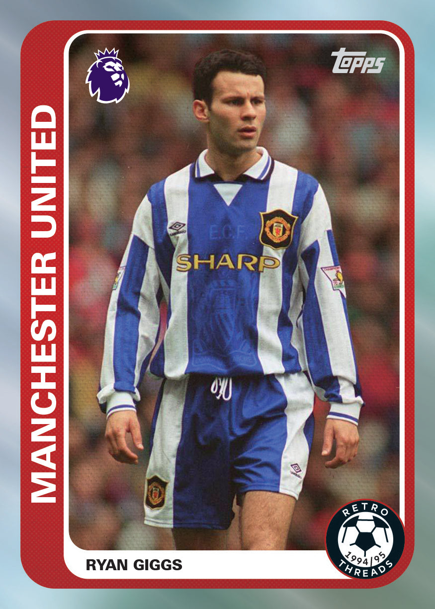 Ryan Giggs Retro Threads sample card