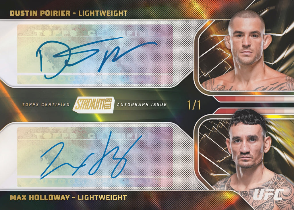 Card from 2026 Topps Stadium Club UFC (view 2)