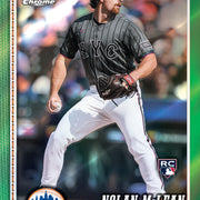 Green Refractor Parallel card from 2026 Topps Chrome Baseball