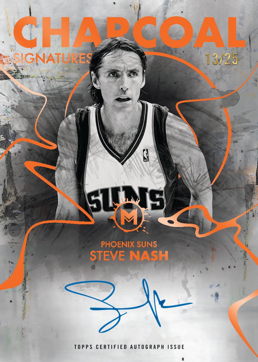 Charcoal Signatures Steve Nash from 2025-26 Topps Motif Basketball