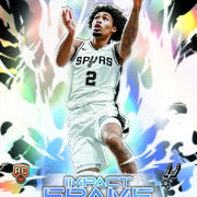 Dylan Harper Impact Frame rookie sample card