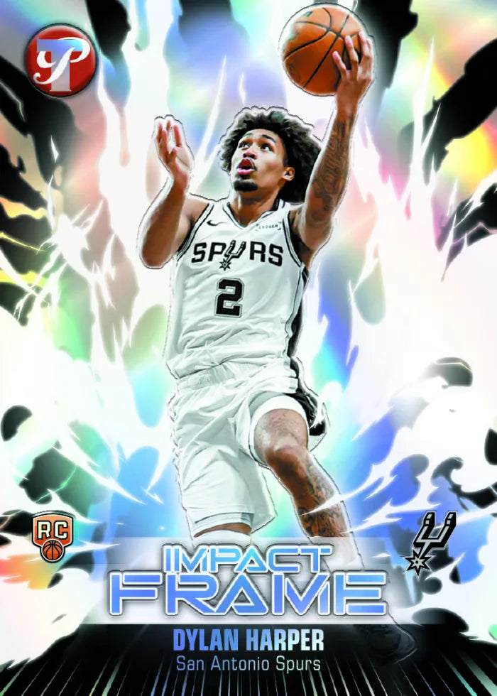 Dylan Harper Impact Frame rookie sample card