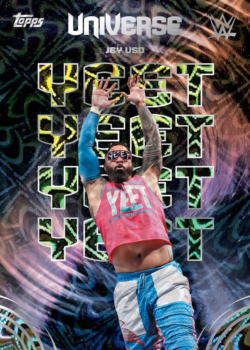 2026 Topps Universe WWE Jey Uso YEET card