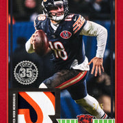1991 Topps Football Relics Red Caleb Williams card from 2026 Topps Flagship Football