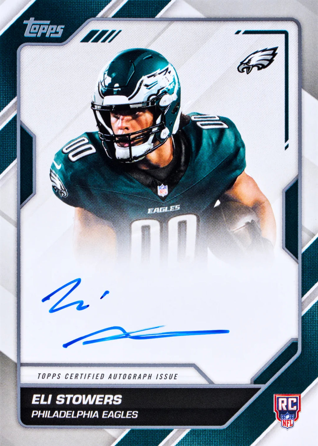 Flagship First Signatures Eli Stowers from 2026 Topps Flagship Football