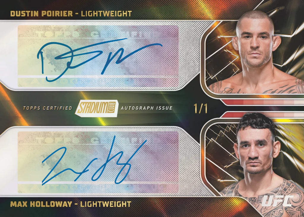 Card from 2026 Topps Stadium Club UFC (view 2)