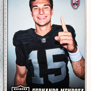 Golden Mirror Rookie Image Variation Fernando Mendoza card from 2026 Topps Flagship Football
