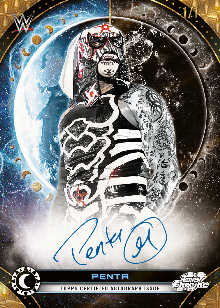 Equinox Autographs Superfractor from 2026 Topps Cosmic Chrome WWE