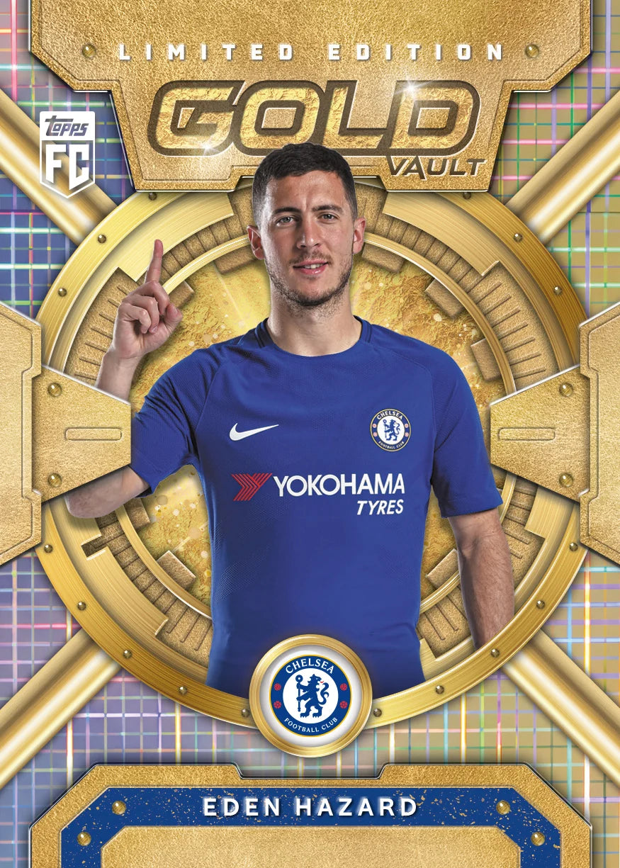 Eden Hazard Chelsea Gold Vault sample card