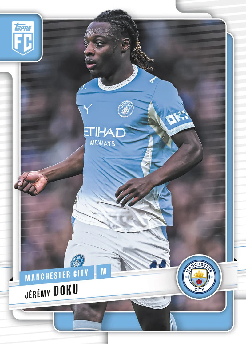 Jérémy Doku Manchester City base sample card