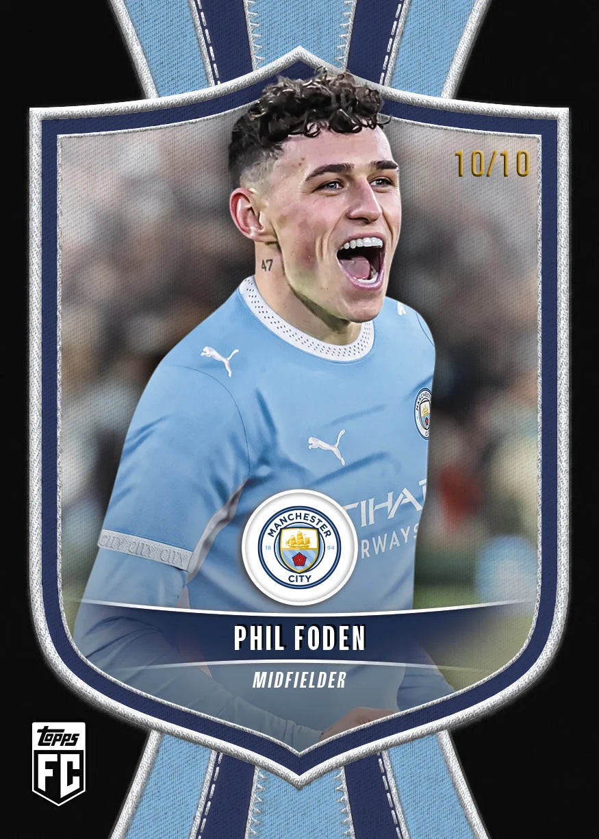 Phil Foden Manchester City For the Badge sample card