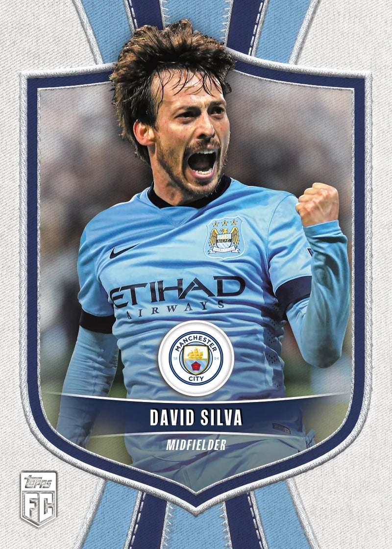 David Silva Manchester City For the Badge sample card