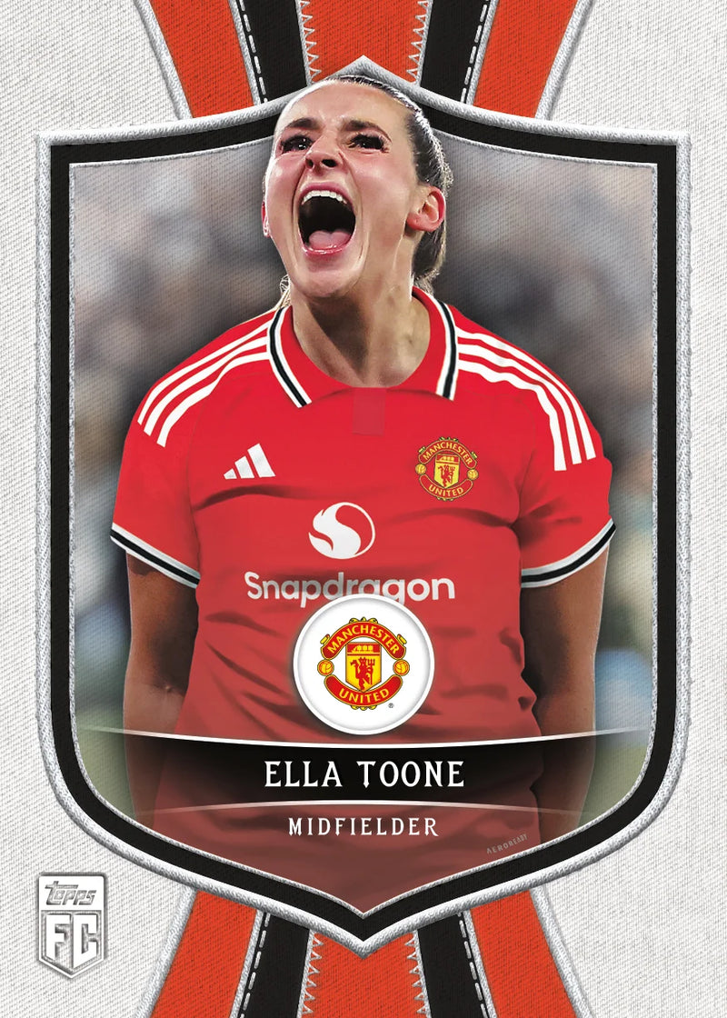 Ella Toone Manchester United For the Badge sample card