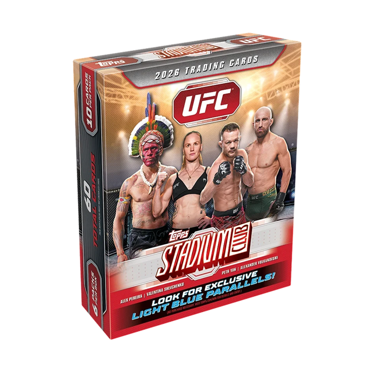 2026 Topps Stadium Club UFC Mega Box sealed trading card box