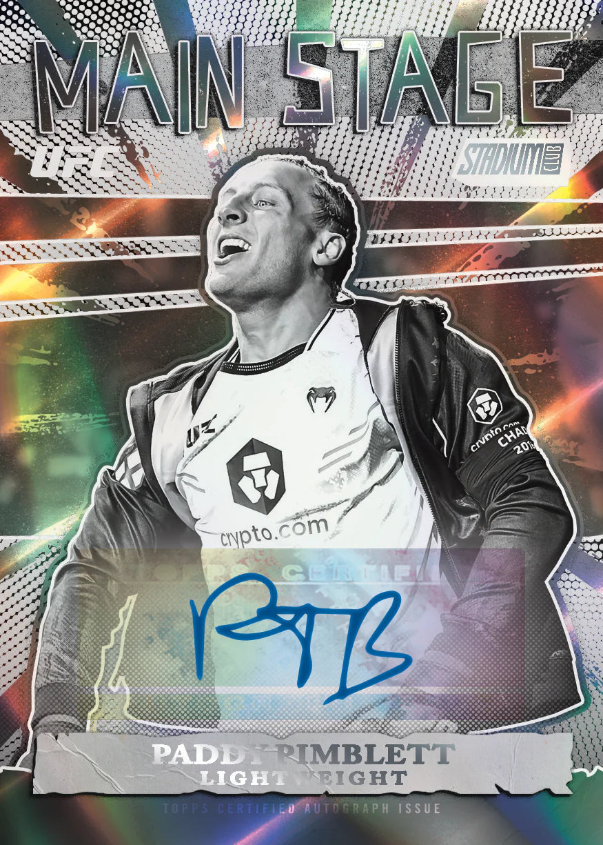 Card from 2026 Topps Stadium Club UFC (view 3)