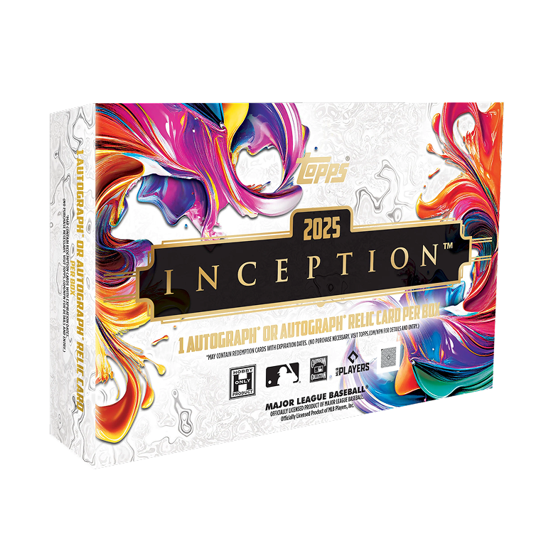 2025 Topps Inception Baseball Hobby Box sealed trading card box