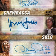 Superfractor card from 2026 Topps Star Wars Chrome Galaxy